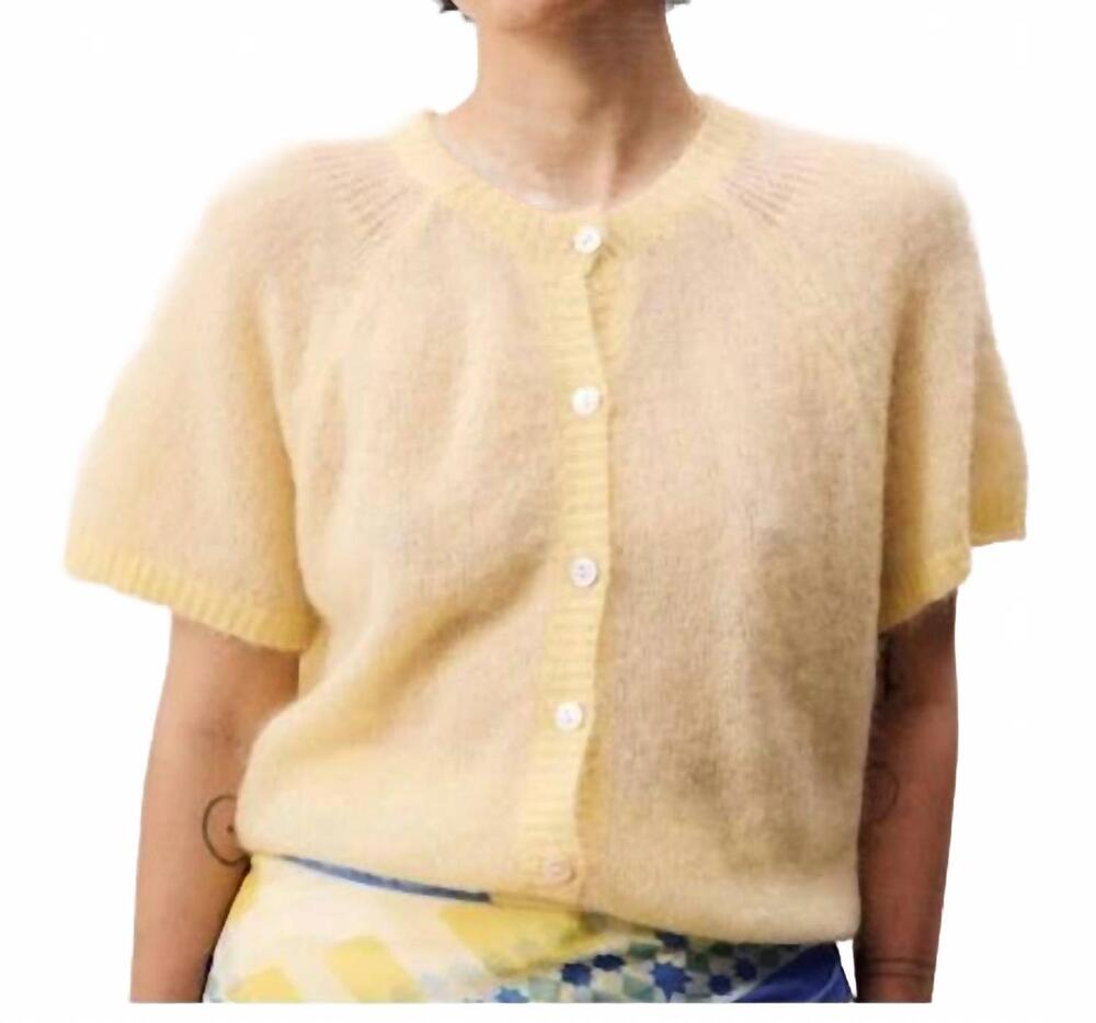 NEW FRNCH women's kawasan cardigan in yellow
